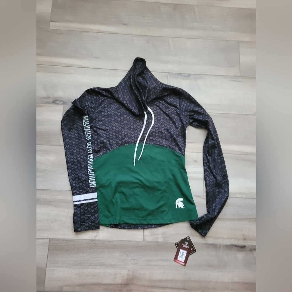 Colosseum Michigan State Cowlneck  Pullover